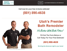 Tablet Screenshot of bathfitterutah.com